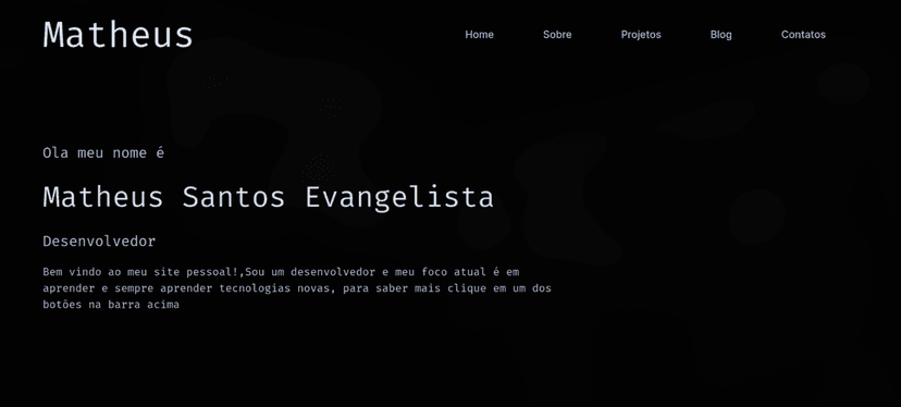 Imagem do meu website