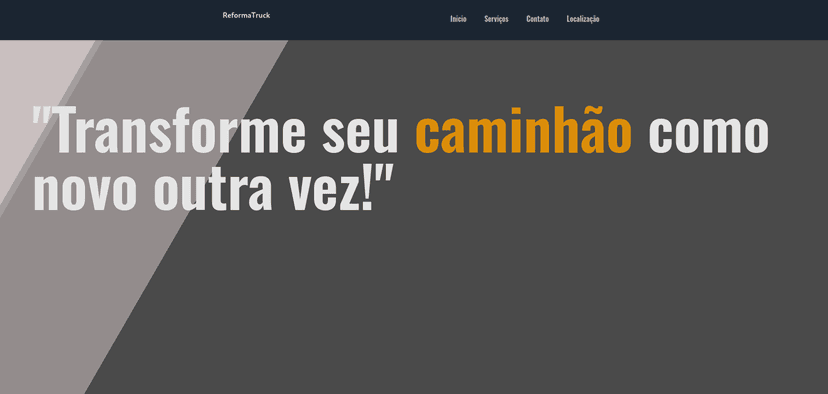 Imagem de uma landing page